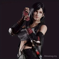 ff7 Tifa Tifa Female Fighter Anime Statue Figure Ornaments Small Gifts Room Decorations Christmas Gi