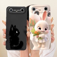 For Tecno Pova Slim KM9 Lens Protective Casing Tecno PovaSlim 5G Cute Cat Cartoon Soft Silicone Phon