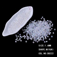 Xinxin DIY Japan Imported Yuxing Antique Beads 1.6mm Cream Magic Color DB222 French Embroidery Beade