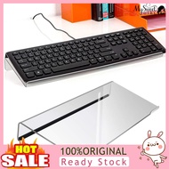 [MIYI]  Acrylic Computer Keyboard Stand 78-Keys Keyboard Riser Lift Tray Non-slip Transparent Desktop Keyboard Holder Computer Accessories Office Supplies