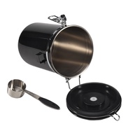 [ Store] ExclusiveCoffee Jar Airtight 500G Beans1.8L Beans ContainerVacuum Coffee Box with Spoon Sto