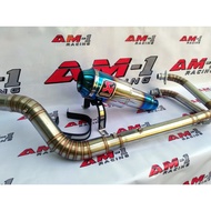 Akrapovic Gp M1 Lorenzo Racingknalpot biru Cbr250rr Cbr 250rr Cbr 250 rr