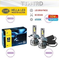HELLA LED Projector Solution Headlight 110W 8000LM / Set 6500K Bulb Set H1 H4 H7 H8 H11H16 9005 9006