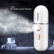 CkeyiN 30ml Mini Facial Steamer Mist Sprayer Nano Mister Hydrating Face Mist Spray Bottle Humidifier Spa Skin Care Moisturizing