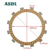 ASDL 1pc Motorcycle Clutch Plate Friction Disc for HYOSUNG GT250 Motor Street Bike Scooter Naza Blad