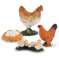 Life Cycle of Hen Figurines Toys Realistic Farm Animals Life Cycle Animals Set Preschool Animals Fig