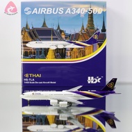 Thai Airways A340-500 HS-TLA "Chiang Kham" Airplane Model [A530106] HX Models 1:400