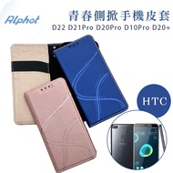 D22 D21Pro D20Pro D10Pro D20+Youth HTC Side Flip Phone Leather Case