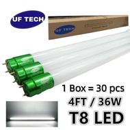 UF Tech 36W T8 LED 4FT Tube DayLight ( 1 Box  30 pcs )