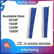 Kertas Gam / Kain Keras / Kain Solina /  Kain Gam / Lapik Kolar / Non-Woven Interlining Taiwan 2016F