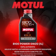 🚗Motul Singapore's Official Distributors 🚗 8100 POWER ESTER 0W20 1L