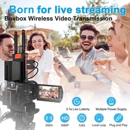 ระบบส่งสัญญาณไร้สายภาพ 200 เมตรอะแดปเตอร์แสดงผลเครื่องส่งสัญญาณเสียงและรับสัญญาณ HDMI Extender สำหรั