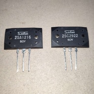 (1 set) Transistor Sanken 5DY 2SA1216 2SC2922. Tr Sanken 1216 2922 5DY Murah