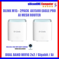 DLINK M15-2 PACK EAGLE PRO AX1500 Mesh SystemAI