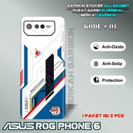 Garskin Stiker Casing Hp Asus Rog Phone 6 Motif 15 Bisa Kastom