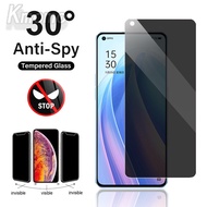 OPPO Reno 7Z 7 SE 6Z 6 5G 5F 5Z 5 4 Lite 4 Se 4Z 4F 4 3 Pro 4G 2Z 2F 2 Anti-Spy Privacy Tempered Glass Screen Protector
