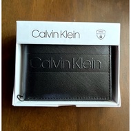 DUT03 CALVIN KLEIN Mens Bifold Leather Wallet with RFID Protection