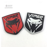 1x Metal VIPER Cobra Snake Logo Emblem Badge Sticker Mustang