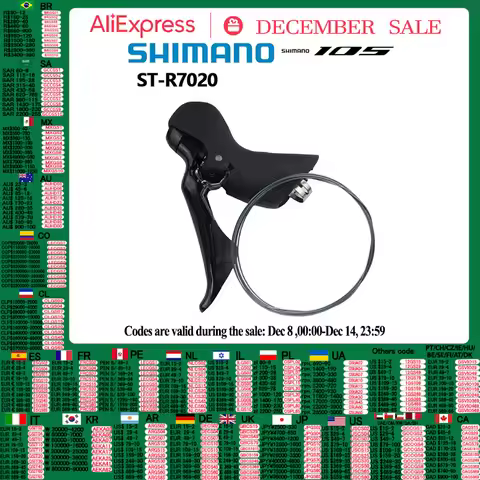 SHIMANO 105 R7020 Hydraulic Disc Brake DUAL CONTROL LEVER 11-Speed Only One Side For Road Bicycle