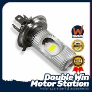 H4 LED BULB (WHITE) TAG SUPER BRIGHT MOTORCYCLE HEAD LAMP HEADLIGHT BULB Y15ZR FZ150I ALPHA