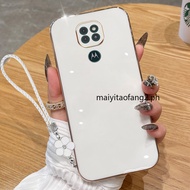 Casing for Motorola Moto G9 Play G9 Plus G9 Power 手机壳韩式6D软硅胶豪华电镀手机壳+免费挂绳 6DDD