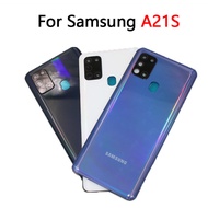 Back Battery Cover For Galaxy Samsung A21S A217 A217F Rear Door Housing Repair Parts