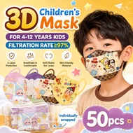 3D Duckbill Kids Face Mask Children Mask Kids Mask 3 Ply 3D Protective Mask individual packing 10 pc