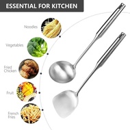 Stainless Steel Solid Long Ladle Spatula Sudip Senduk Stainless Steel Panjang