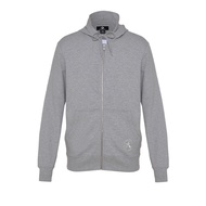 Converse Go To Full-Zip Men's Hoodie - Light Retro Grey Heather