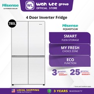 Hisense 780L 4 Door French Door Refrigerator RQ640P5GW - PureFlat Inverter Triple Cooling System My 