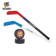 KOZEEY Children's Hockey Stick Toy Printed Text Hockey Stick Toy Puck Piece 72 Cm Lightweight