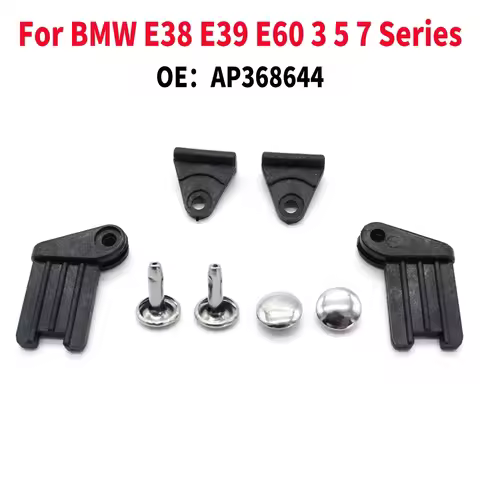 2 Sets Rear Sunshade Sunblind Repair Kit M5 Sun Shade Blind Clips Bracket Set for BMW E38 E39 E46 E6