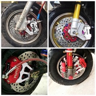 SUN RPM Motorcycle Brake Caliper 4 Piston 200mm 220mm Disc Brake Caliper Universal