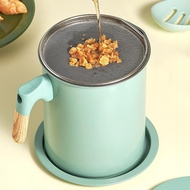 UNICO Oil Pot Stainless Steel Oil Filter Container 1.7L Oil Filter Glass/ Oil Filter Container Oil P