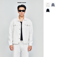 [New10] Jacket Men's Boxy Denim Trucker, Comfortable Denim Fabric, AK0090, SOMEHOW