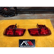 BMW E70 tail light red base