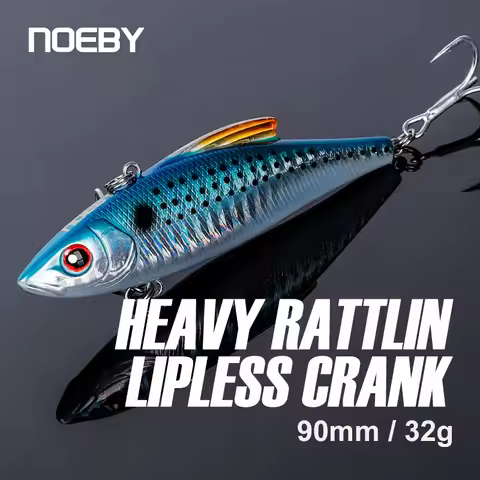 Noeby 90mm 33g Rattling and Vib for Winter Sinking Vibes Artificial Baits Sea Crankbaits Rattlins fo