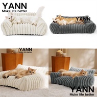 YANN Pet Bed, Comfortable Removable Warm Pet Sofa,  Washable Small Dog Sofa Pet Supplies
