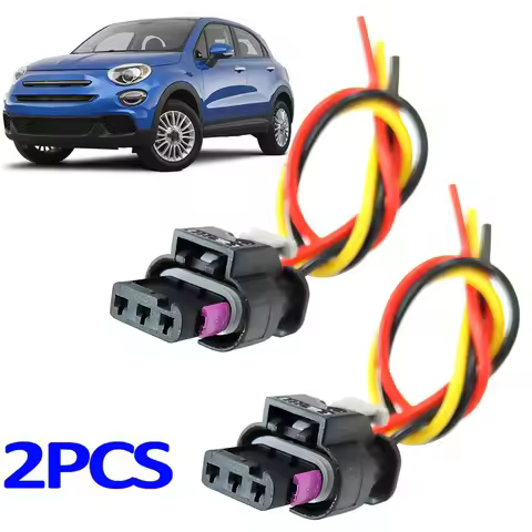 2x For Fiat 500L 500x Fiorino Panda Qubo Tipo Doblo Ducato 3PIN Parking Distance Control Sensor Plug