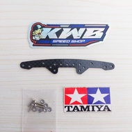 Rep bumper bumper tamiya carbon front stayhg for super x chassis 1.5mm 95600