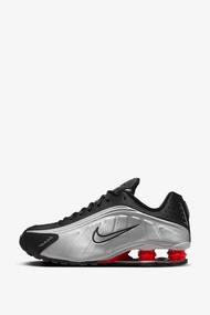 Shox R4 Black and Metallic Silver