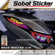 Stiker Variasi Lampu Alis Motor BEAT DELUXE TERBARU SB Free Sticker Vol. 1