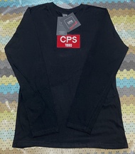 เสื้อยืดแขนยาวสีพื้น Cps Chaps รุ่นปักลายโลโก้ มาใหม่ เสื้อคอกลมผ้า Cotton อย่างดี ผ้าเนื้อดี สีไม่ต