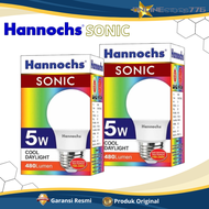 Bohlam Lampu LED Hannochs Sonic 20WATT Cahaya Putih Cool Daylight Desain Elegan Dengan Frosted Cover