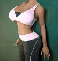 MoiDol Sex Doll with Most Flexible Big Breasts and Fat Butt and Standing Feet Lifelike Love Doll wit