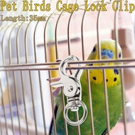 11/22/55Pcs Stainless Steel Bird Cage Door Buckle Lock Bird Parrot Small Pets Cage Accessories