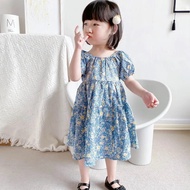 [Taiwan Shipment] Little Girl One-Piece Dress Summer One-Piece Dress New Style One-Piece Dress Fashi