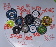 BEYBLADE X 爆旋陀螺零件 上蓋固鎖軸心 1-50 150 060 450 V2 金色惡魔紅鐮 時鐘 蒼龍勇氣 鬼仔 560 880