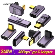 GAOXI75AL Type C Adapter LED Indicator 8K 60HZ Male to Female USB C Converter