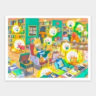 Pintoo Jigsaw Puzzle Luodexi - Flying Bookstore 1200 H2570